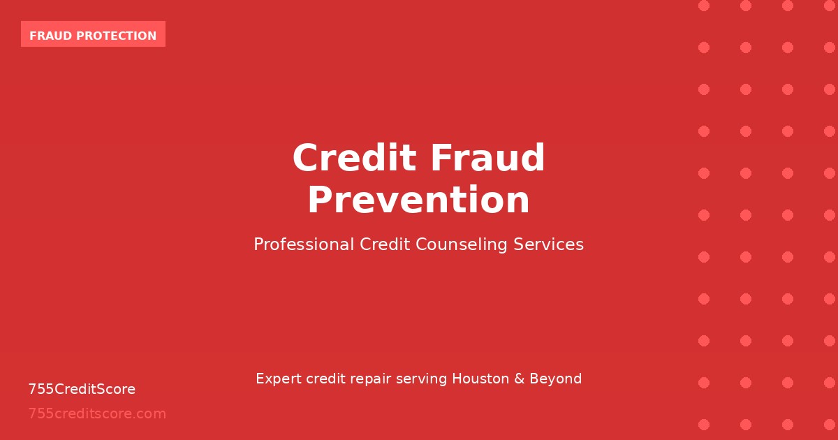 Credit Fraud Prevention Guide | 755CreditScore Houston