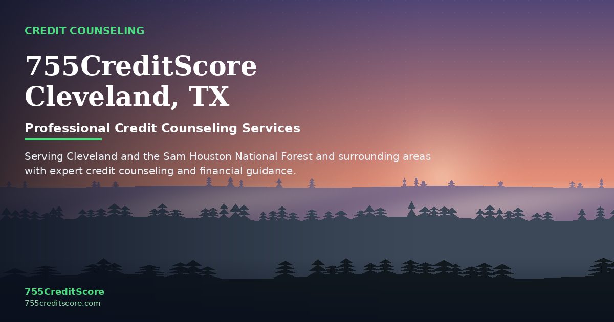 Credit Counseling in Cleveland Texas - 755CreditScore Professional Services