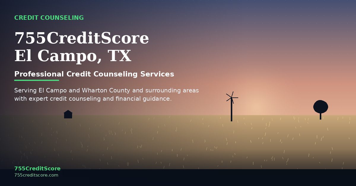 Credit Counseling in El Campo Texas - 755CreditScore Professional Services