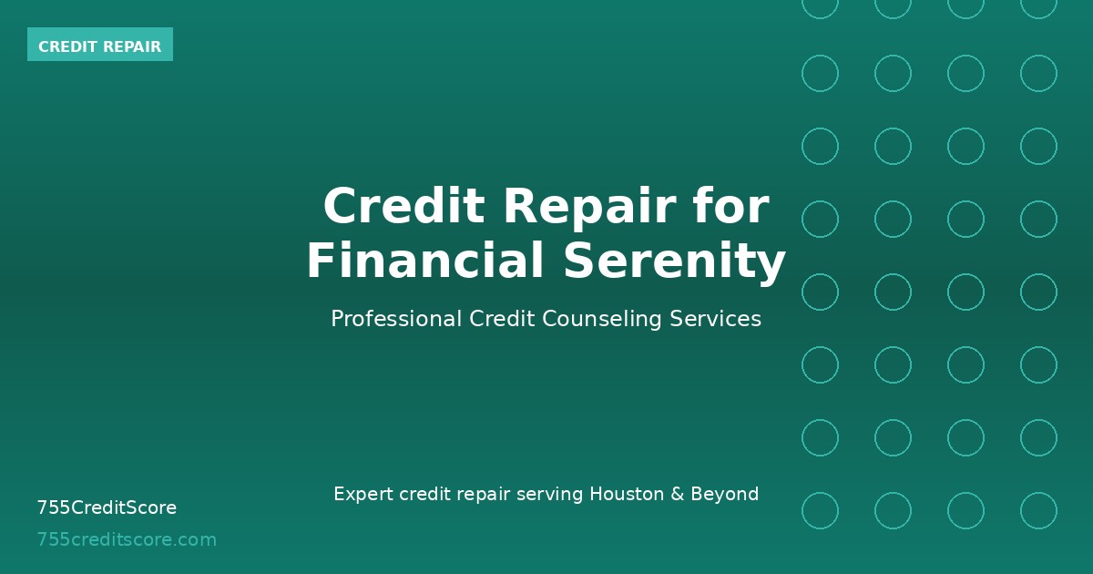 Find Financial Serenity Through Credit Repair