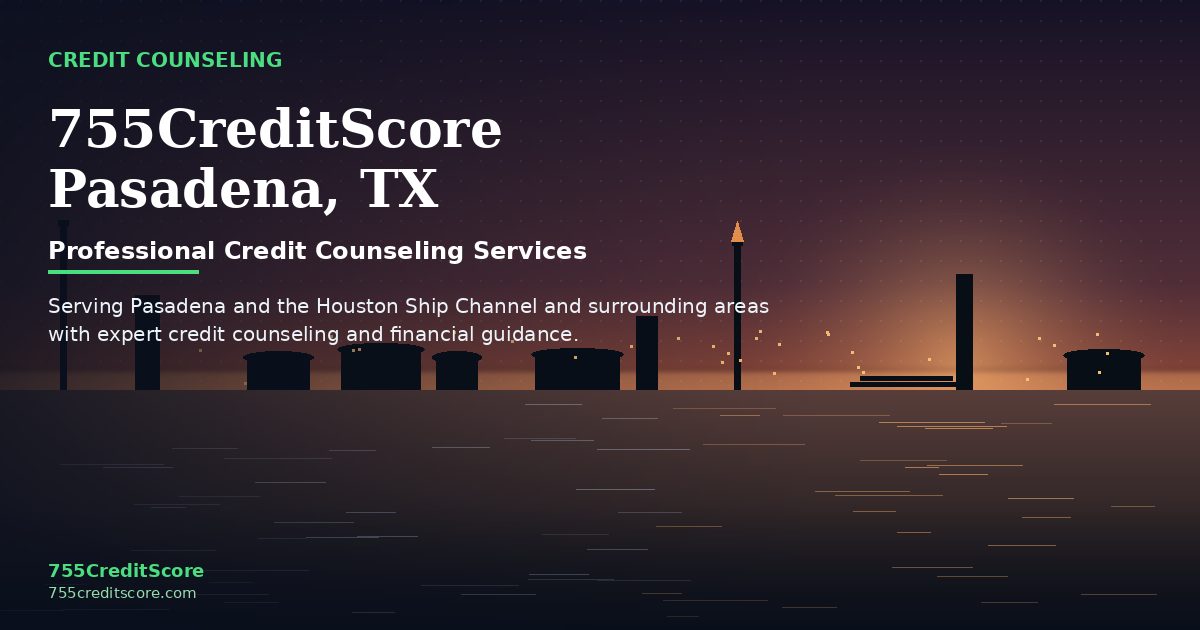 Credit Counseling in Pasadena Texas - 755CreditScore Professional Services