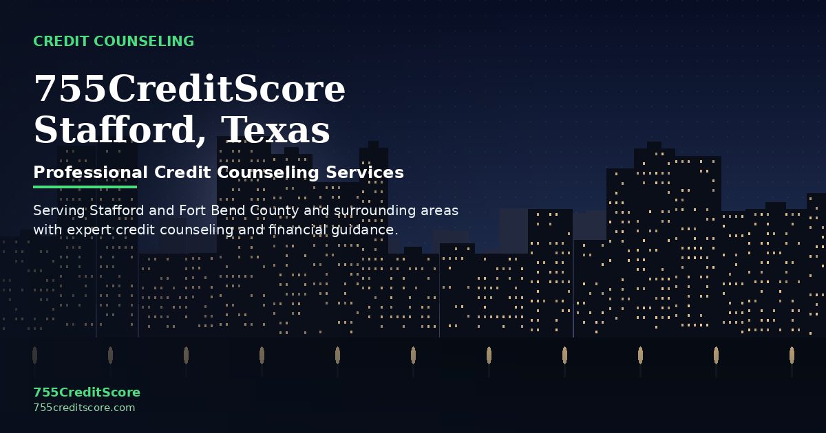 Credit Counseling in Stafford Texas - 755CreditScore Professional Services