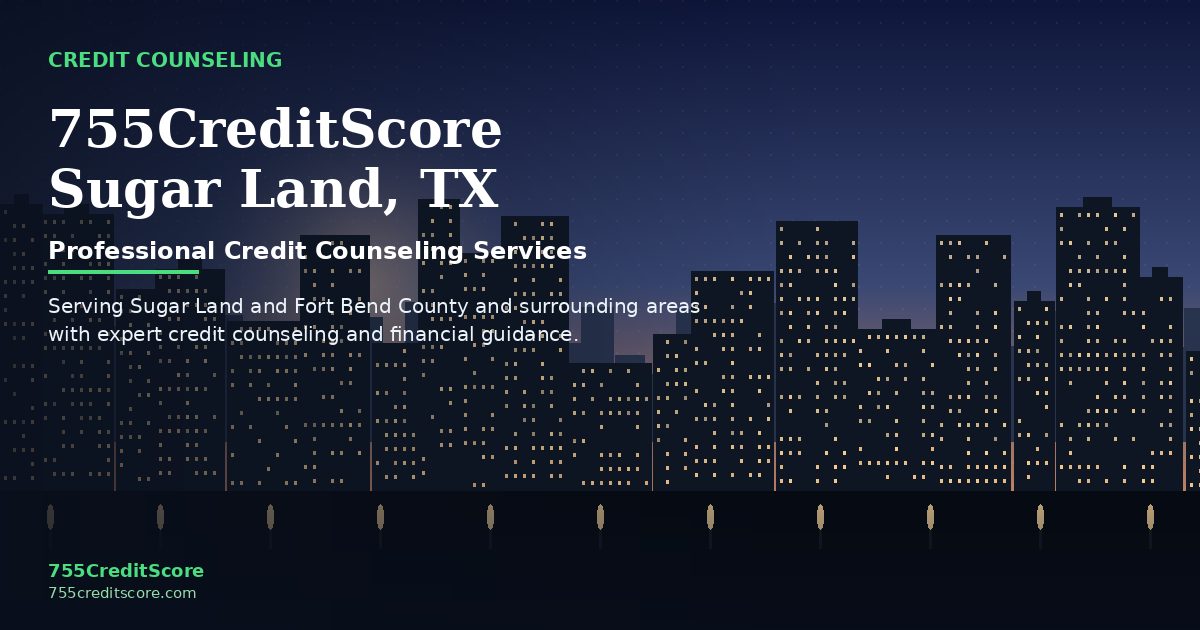 Credit Counseling in Sugar Land Texas - 755CreditScore Professional Services