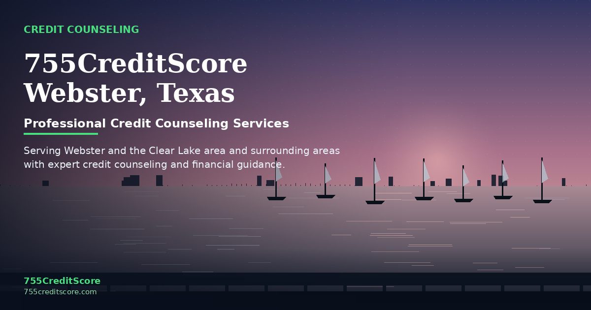 Credit Counseling in Webster Texas - 755CreditScore Professional Services