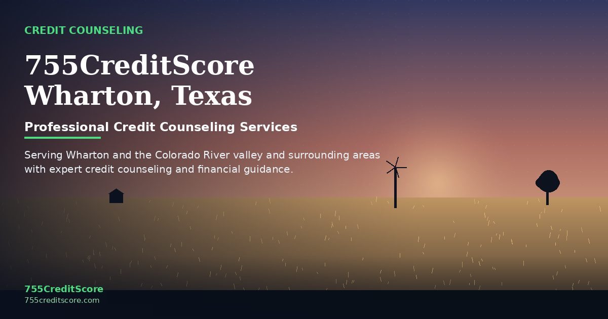 Credit Counseling in Wharton Texas - 755CreditScore Professional Services