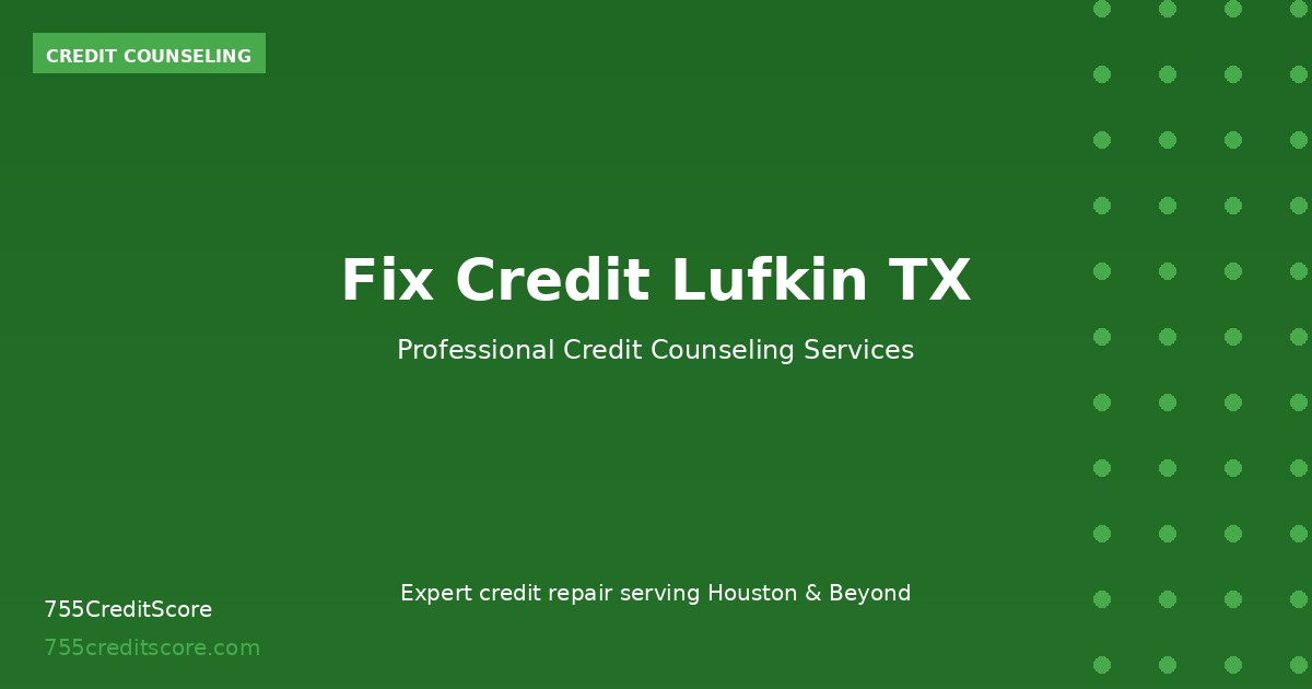 Credit Counseling Lufkin TX