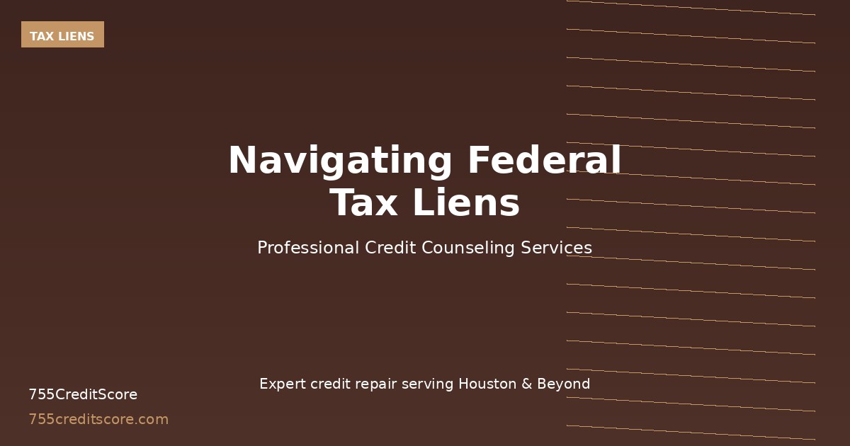 Navigating Federal Tax Liens in Texas | 755CreditScore Houston